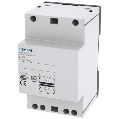 Siemens - 4AC37240 - trasformatore di sicurezza, 24 VA primario AC 230 V,  50Hz, secondario 8 V, AC 12