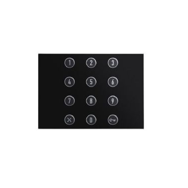 Urmet - 1168/46 - Modulo apriporta tastiera numerica, Alpha, nero