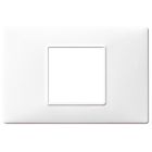 Placca 2M centrali bianco product photo