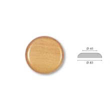GI GAMBARELLI ROSETTA IN LEGNO ROVERE TONDA DIAMETRO 60MM (Conf. da 2 Pz.) product photo