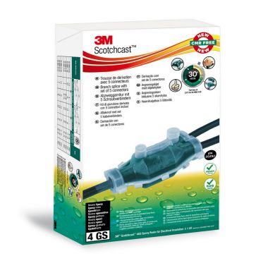 3M&trade; Scotchcast&trade; kit a resina 92-NBB GS, Size 0, cross section 4x1.5-4x4 mm&sup2; product photo Photo 01 3XL