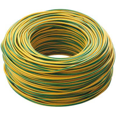 Cavo Cordina FS17 Unipolare 1x2,5mm Giallo Verde CPR (Conf. da 100 Mt.) product photo Photo 01 3XL