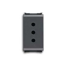 Presa 2P+T, 10 A, STD IT con schermi product photo