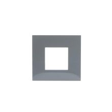 Placca 2 moduli, colore pietra product photo