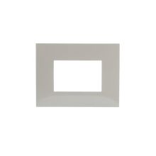 Placca 3 moduli, colore sabbia product photo