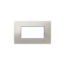 Placca Square Metal argento light. 4M product photo