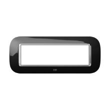 Placca Round Lucent nero brillante 7M product photo