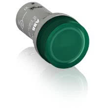 CL2-502G Lampada spia con LED integrato VERDE, 24Vc.a./c.c. product photo
