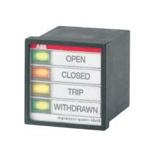 Spia Luminoso 3 led, targa inglese, 48x48, 115V c.a. product photo