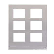 Telaio posto esterno 6 moduli 51025CF-A alluminio product photo