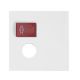 88881L3N PLACCA PULS ROSSO 1 FORO ANTIB. product photo Photo 01 2XS