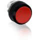 MP1-10R Pulsante non luminoso, rosso, instabile, a filo (ghiera plastica nera) product photo Photo 01 2XS