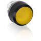 MP1-11Y Pulsante luminoso, giallo, instabile, a filo (ghiera plastica nera) product photo Photo 01 2XS