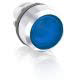 MP1-31L Pulsante luminoso, blu, instabile, a filo (ghiera in metallo cromato) product photo Photo 01 2XS