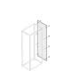 Pannello esterno laterale cieco IP30/IP40 H=1800mm P=500mm product photo Photo 01 2XS