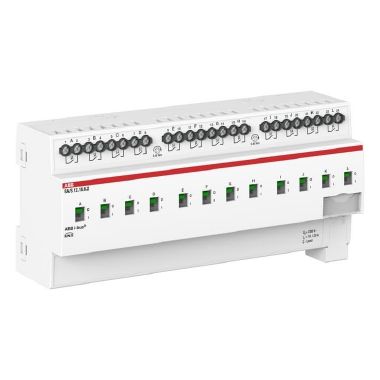 SA/S12.16.6.2 Attuatore di commutazione, 12 volte, 16 A, carico C, funzione energetica, MDRC product photo Photo 02 3XL