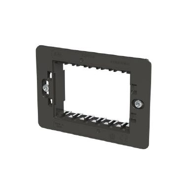 Supporto 3 moduli 1 gang Nessun colore - Zenit product photo Photo 03 3XL