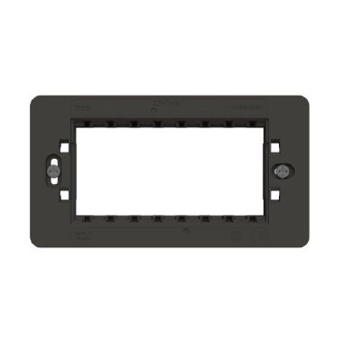 Supporto 4 moduli 1 gang Nessun colore - Zenit product photo Photo 01 3XL