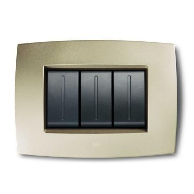 Placca Smart Tecnopolimero 6M, grigio titanio product photo Photo 01 3XL