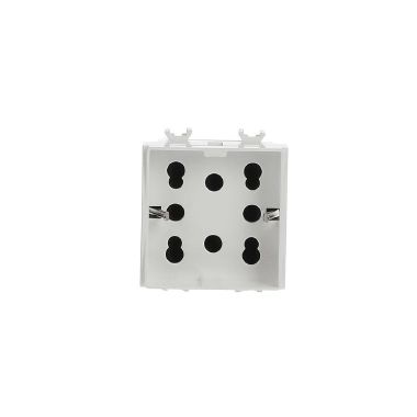 Presa di corrente laterale (1 Schuko + 2 Biamp.) Senza stampa Bianco - Chiara product photo Photo 04 3XL