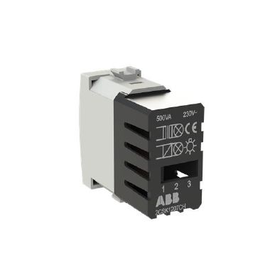 Dimmer con pulsante, res/ind, 60-500 VA product photo Photo 05 3XL
