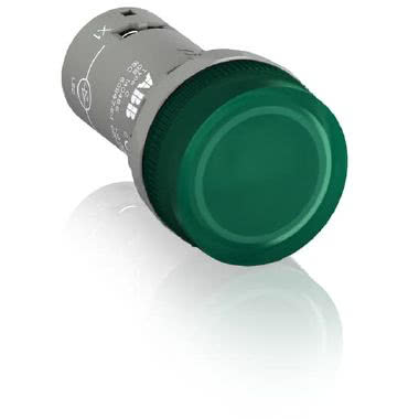 CL2-515G Lampada spia con LED integrato VERDE, 110-130Vc.c. product photo Photo 01 3XL