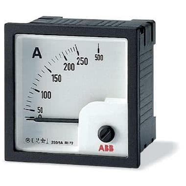 Amperometro in c.a. per TA …/5A 72x72 product photo Photo 01 3XL