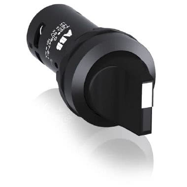C2SS1-10B-10 Sel. nero, 2 pos. stab. 45°, 1NA (ghiera in plastica nera) product photo Photo 01 3XL
