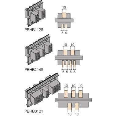 N.24 supporti isolanti per barre L=75mm product photo Photo 01 3XL