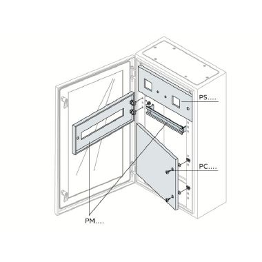 Pannello modulare cieco 185x600 mm (HxL) product photo Photo 01 3XL