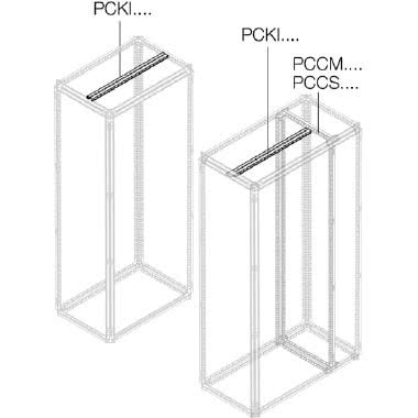 Traversa intermedia barre sottotetto/fondo L=1000mm product photo Photo 01 3XL