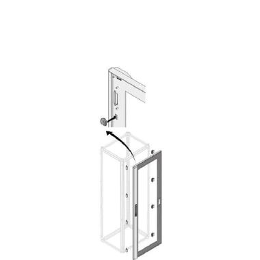 Porta vetro IP40 36 moduli DIN H=2000mm L=800mm product photo Photo 01 3XL