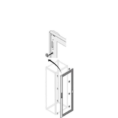 Porta vetro IP40 24 moduli DIN+vano cavi interno H=1800mm L=1000mm product photo Photo 01 3XL