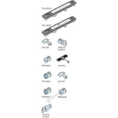KIT XT5 4PFISSO+DIF.(400A/630A)ORIZ L=600 product photo Photo 04 3XL