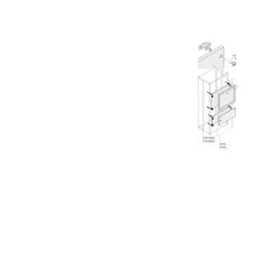 Kit per OT 315A/400A verticale leva decentrata H=450mm L=600mm product photo Photo 01 3XL