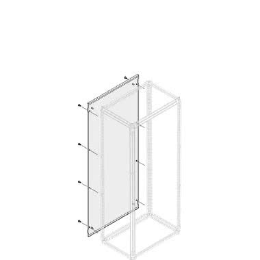 Pannello esterno posteriore cieco IP30/IP40 H=2000mm L=800mm product photo Photo 01 3XL