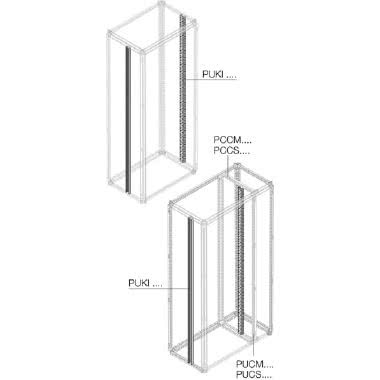 Montante intermedio per kit interni H=1800mm product photo Photo 01 3XL
