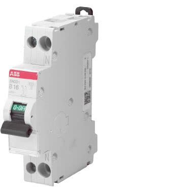 Interruttore magnetotermico 6kA Curva C 16A 1P+N product photo Photo 01 3XL