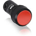 CP1-10R-10 Pulsante rosso, 1NA (ghiera in plastica nera) product photo