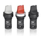 C2SS2-30B-11 Sel. nero, 2 pos. stab. 90°, 1NA+1NC (ghiera in metallo cromato) product photo