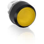 MP1-11Y Pulsante luminoso, giallo, instabile, a filo (ghiera plastica nera) product photo