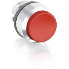 MP3-20R Pulsante non luminoso, rosso, instabile, sporgente (ghiera in plastica cromata) product photo