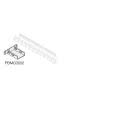 N.2 staffe di fissaggio modulo connessione product photo