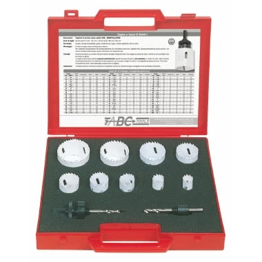 Assortimento di 9 seghe a tazza con accessori product photo Photo 01 3XL