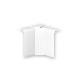 Angolo interno var. x KB103 BIANCO product photo Photo 01 2XS
