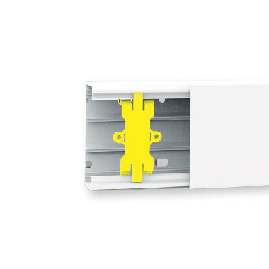 Canale divisibile 80x60/3 BIANCO (Conf. da 2 Mt.) product photo Photo 01 3XL