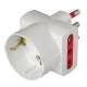 Adatt.triplo 2p+t 16 10/16a+schuko product photo Photo 01 2XS
