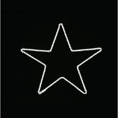 Figura 'stella' bianca LED product photo Photo 01 3XL