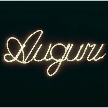 Figura 'auguri' LED bianco product photo Photo 01 3XL