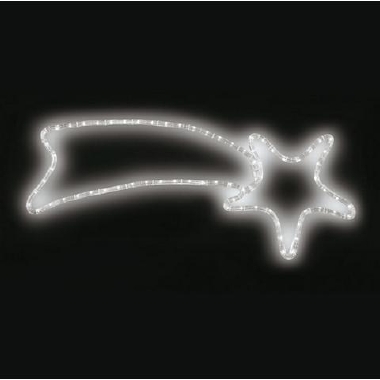 Figura 'stella cometa' bianca LED product photo Photo 01 3XL